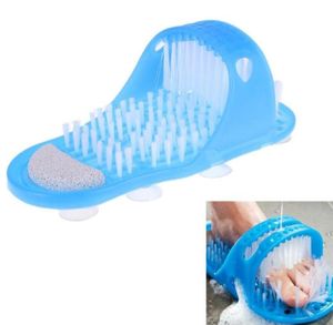 Fırça terlik plastik banyo masajı fırça pomza taş ayak yıkama banyo duş b ayak temizleme fırça 28 x 14x 10 cm8764250