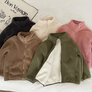 Crianças Casacos Inverno Quente Crianças Roupas Meninos Jaquetas Meninas Criança Ao Ar Livre Roupas Casuais De Pelúcia Juventude Outwears Rosa Branco Verde 44TV #