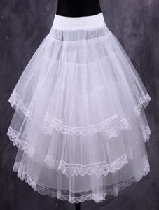 Todo barato branco curto vestido de baile anágua vestidos underskirts crinoline acessórios nupciais baile anáguas fantasia feminina saia3594369