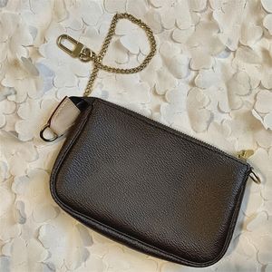 AAA kalite 58009 kutu lüks tasarımcı markası mini çanta aksesuarları kadın klasik desinger omuz çantası mini pochette cüzdanı eva crossbody çanta çanta