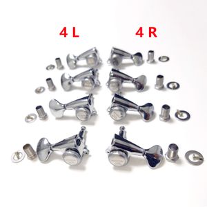 8 stycken 4L 4R Guitar Lock String Tuners Locking Tuning Nyckel Pinnar Maskinhuvuden Bytesdelar för St Tl Style Electric, Folk eller Acoustic Guitars Nickel