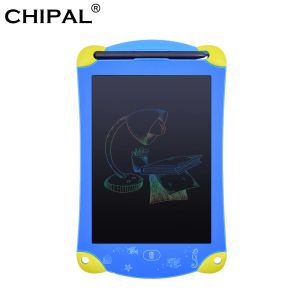 Tabletler Chipal 8.5 inç LCD yazı Çizim Tablet Dijital Tahtası Silinebilir Ofis Padü Kağıtsız Yeniden Yazılmış Not Defarı Renkli Çocuk Hediyesi
