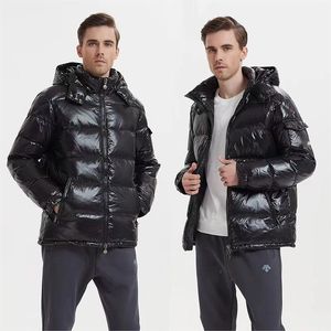 Designer mens jaqueta inverno puffer jaqueta homens para baixo parkas combinar moda casaco série manter quente outerwear proteção fria crachá decoração espessamento casaco