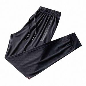 Yaz Sonbahar Spor Pantolon Delik Nefes alabilen eşofmanlar erkek artı beden 8xl 9xl 10xl büyük satış ucuz pantolonlar esneme elastikiyet pantolonları d7ye#