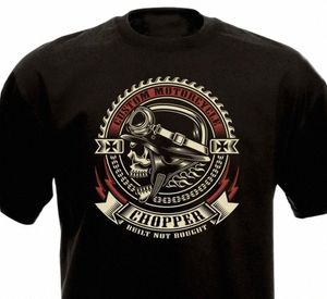 Chopper Custom Motorcycle Biker Rider Motorrad New Fi Men'S T Shirt T Shirt Cott Men Manga Curta Camisetas 53me #