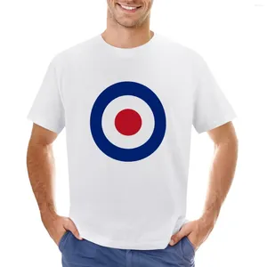 Erkek Polos Mod - Klasik Roundel Bullseye Okçuluk Hedef T -Shirt Sports Fanlar Düz Giyim