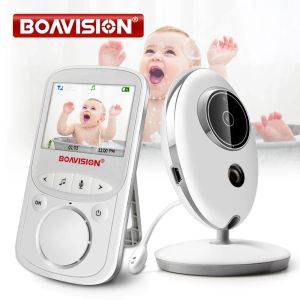 Monitors Boavision VB605 Taşınabilir 2.4 inç LCD Kablosuz Bebek Monitörü Video Radyo Dadı Kamerası Intercom Ir Bebe Cam Walkie Talk Bebek Bakıcısı