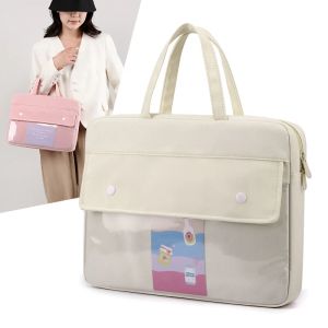 Sırt çantası sevimli dizüstü bilgisayar çanta çanta 11 13.3 14 inç masa kollu MacBook Air için Taşıma Çantası 13.6 m2 Kindle iPad Pro 11 12.9 Tablet Poşeti