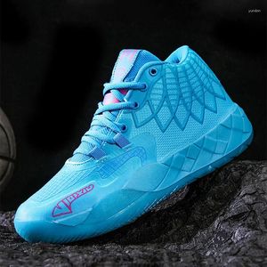Sapatos de basquete TopFight 2024 Melo Ball para homens mulheres tênis de corte médio casal botas respiráveis