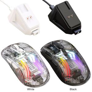 Ratos x2 pro sem fio mouse mini portátil de alta precisão mouse ajustável dpi 2.4ghz rgb iluminação jogos ratos com carregamento magnético s