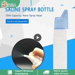 Бутылки для хранения, спрей для носа, дорожная многоразовая портативная бутылка, для взрослых и детей, промывание носа, антиаллергическое лечение ринита
