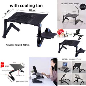 2024 Diğer Ev Bahçesi Ayarlanabilir Dizüstü Bilgisayar Masası Stand TAVSİYEBİLİR Alüminyum Ergonomik Lapdesk TV Yatak Çörek PC Defter Masa Masası Fare Pad ile Stand