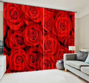 Oturma Odası ve Yatak Odası için 3D Baskılı Perde Cortinas Para Sala De Estar Roses Hayvan Panel Boyutu Görsel Özelleştirilmiş3517759