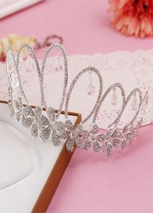 Rhinestone Crystal Wedding Party Prom Homecoming Crowns Band Prenses Gelin Tiaras Saç Aksesuarları Moda LD5214356761