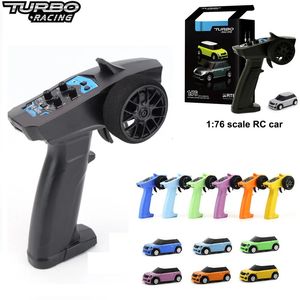 Turbo Racing 1 76 RC Car Mini Full Proportional Оптовая продажа Electric Race RTR Kit 24GHZ Опыт Патент 240327