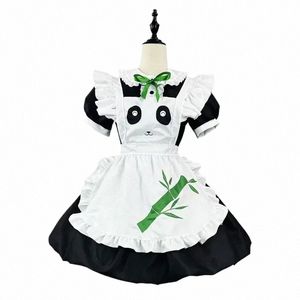 Çinli Panda Maid Dr Sweet Lolita Cosplay Kostüm Kawaii Kadınlar Artı Boyut Anime Kız Halen Hizmetçi Parti Rolü Dr Z2SL#