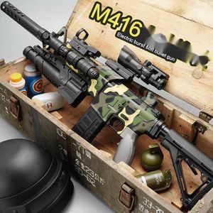 Toys Gun Mp5 Gun Toy Paintball Elektrikli Patlama Otomatik Su Jel Top Gun Yetişkinleri Çocuk Oyuncaklar CS Oyun Keskinleştirici Tüfek Ateş Silahı 240306