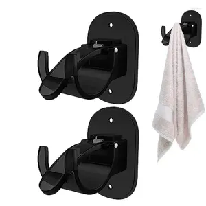 Duş perdeleri yumruk ücretsiz perde çubuk tutucu hiçbir matkap kendi kendine yapışkan braket askı iki delik banyo mutfak için tasarım destek aracı