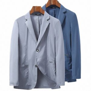 Бесплатная доставка, летний пиджак, мужской деловой костюм, куртка Fi, верхняя одежда, повседневная офисная тонкая дышащая мужская куртка, оптовая продажа 4XL K9tG #