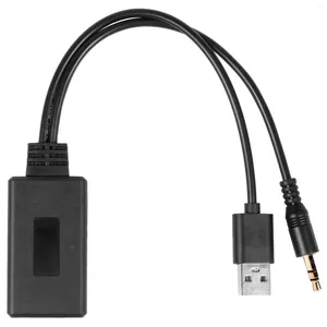 Kaseler Araba Kablosuz Bluetooth Modül Müzik Adaptörü Yardımcı Alıcı Aux Audio USB E90 E91 E92 E93 için 3,5mm Soket