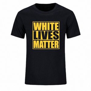 Beyaz Hayat Madde Siyah Hayat Madde Komik Tişörtler Serin Tasarımlar Grafik T Shirt% 100 Cott Camisas Yaz Men T-Shirt Üstler K4MJ#