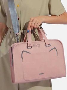 Чехлы для ноутбуков Рюкзак Ins Розовая сумка через плечо Водонепроницаемая сумка для MacBook Air Pro 13,3 14 15,6 16 дюймов Чехол для ПК Дорожный портфель Противоударный 24328