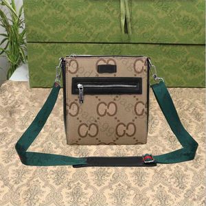 Tasarımcı Erkek Omuz Çantaları Moda G Tuval Deri Evrak Çantası Sacoche Tasarımcı Çanta Bolsas Messenger Çantası Gelinlik Crossbody Bag Çanta 08-1