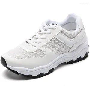 Sıradan ayakkabılar kadın spor ayakkabılar beyaz pembe tenis sevimli sevimli güzel kız kız öğrenci platformu daireler bayanlar vulkanize ayakkabılardt65