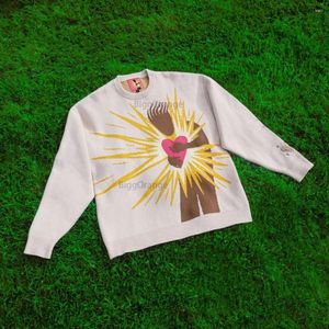 Maglioni da uomo Hip Hop Uomo Streetwear Harajuku Maglione lavorato a maglia Pullover invernale Allentato Retro Vintage EMO Y2K Gothic Top da donna
