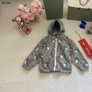 Klasik çocuklar ceket kapşonlu bebek ceketler yeşil uçan ejderha desen çocuk tasarımcısı kıyafet boyutu 110-160 erkek kızlar dış giyim 24Mar