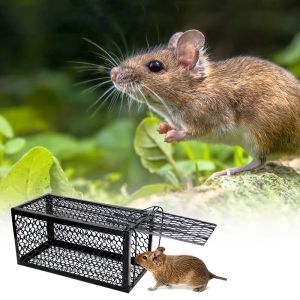 Tuzaklar Akıllı Selflowing Sıçan Tuzağı Yeniden Kullanılabilir Ağır Dereceli Fare Haşere Hayvan Fareleri Hamster Kafes Kontrol Yem Kemirgen Kazık Yakalama Mouse