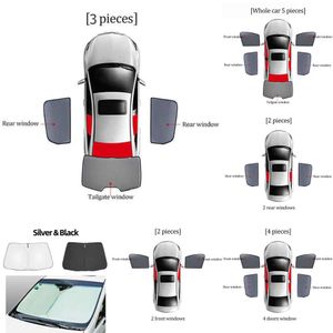 Hyundai Elantra için Yeni Yükseltme CN7 Avante 2021 2022 Manyetik Araba Güneşlik Kalkanı Ön Cam Perde Arka Yan Pencere Güneş Gölgesi Visor