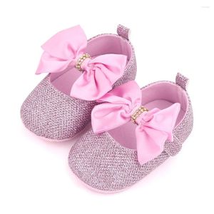 İlk yürüyüşçüler moda kız bebek ayakkabı pembe bling rhinestone doğumlu bebek ayakkabı yürümeye başlayan çocuk Mary Jane Flats 1 yıllık Christian Bebek Hediyesi