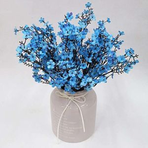 İpek Tablo 10pcs Simülasyon Gypsophila Ev Dekorasyon Çiçek Düzenlemesi Düğün Buketleri Küçük Çingeneler Sahte Çiçekler S S