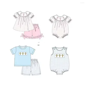 Комплекты одежды оптом для девочек с крестообразным принтом Пасхальный бутик Шорты для маленьких мальчиков с детскими пузырьками