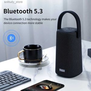 Altoparlanti portatili Tribit StormBox Pro Altoparlante Bluetooth portatile Alta fedeltà 360 Sound IP67 Altoparlante wireless esterno impermeabile con porta USB-C Q240328