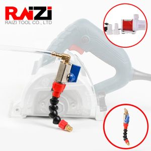 Gereedschap Raizi 1 комплект, циркулярная пила, насадка для воды без машины для резки, мокрая резка, средство для удаления пыли, аксессуар для подачи воды