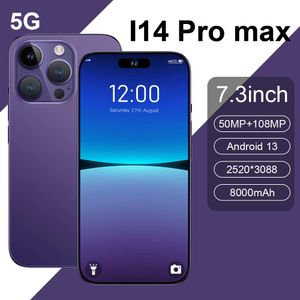 il telefono I14 Pro Max ha uno schermo per smartphone da 7,3 pollici e 16 + 1 TB che può essere utilizzato per i telefoni cellulari