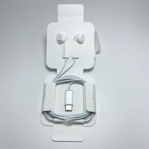 USB-C Kulaklık1 15 PRO MAX kulaklık kulaklıklarda kulaklıklar uzak mikrofon perakende kutusu ile kulaklıklar