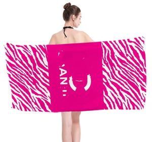 Factory Direct Sales Fashion Marca Impressão Microfibra de toalha de praia com borlas com o atacado macio por atacado