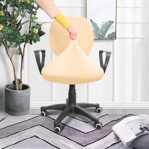 Sandalye kapak koruyucusu kapak yuvarlak döner görev basit çanta esnek elastik ofis masası