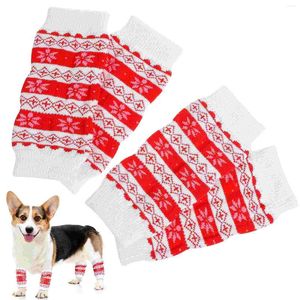 Одежда для собак, 4 шт., вязаный рукав для защиты скакательных суставов на лодыжке (размер XL)