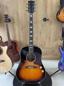 Гитара 41 дюйм, профиль из цельного дерева, цвет заката, яркая окраска, цвет заката, бакелитовая акустическая гитара