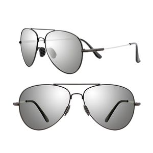 Erkekler için Tasarımcı Güneş Gözlüğü UV Koruma Moda Güneş Gözlüğü Yüksek Performanslı Metal Sınır PC Renk Değiştiren lensler Açık Boş Zaman Turizmi İçin Önemli