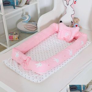 Bebek beşikleri yenidoğan slee mti-fonksiyon katlanır anti-basınçlı biyonik yuva uni yatak beşik m damla dağıtım çocukları annelik kreş yatak dhslb