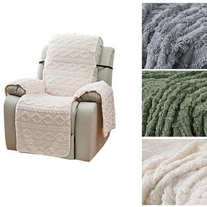 Sandalye kapakları 1/2/3 Seater Recliner Sofa Cover Jacquard Havlusu Oturma Odası Slip Donan Soylu Köpek Koltuğu Mat Koruyucu