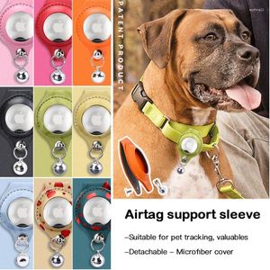 AirTag Koruyucu Kılıf GPS Bulucu Aksesuarları için Köpek Yakaları Pet Kedi Yaka Döngüsü Apple AirTags Bulucu Tracker Anti-Lost Cihaz