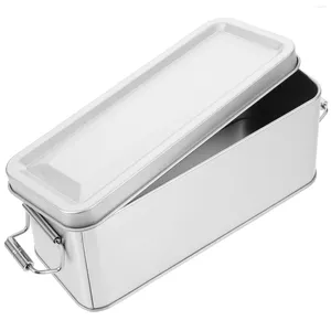Бутылки для хранения Упаковочная коробка Металлический контейнер с крышкой Контейнеры для пищевых продуктов Железные банки для печенья Крышки для подарков