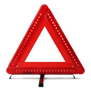 Светодиодная треугольная пластина с предупреждением о безопасности автомобиля, светоотражающая табличка с предупреждением о безопасности при парковке, штатив для транспортных средств