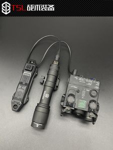 DBAL A2 Lazer Göstergesi M600C Taktik El Feneri Güçlü Işık M300 Yeşil Lazer Işığı Pil Kutusu Fare Kuyruğu Hedefli